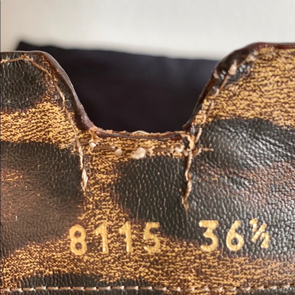 Dolce&Gabbana green, brown and red riding boots - Picture 13 of 14